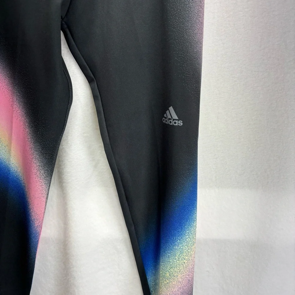 Adidas girls size Small 7 / 8‎ leggings MINT condition Super Cute